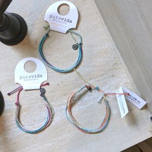 Pura Vida Bracelets and Anklet
